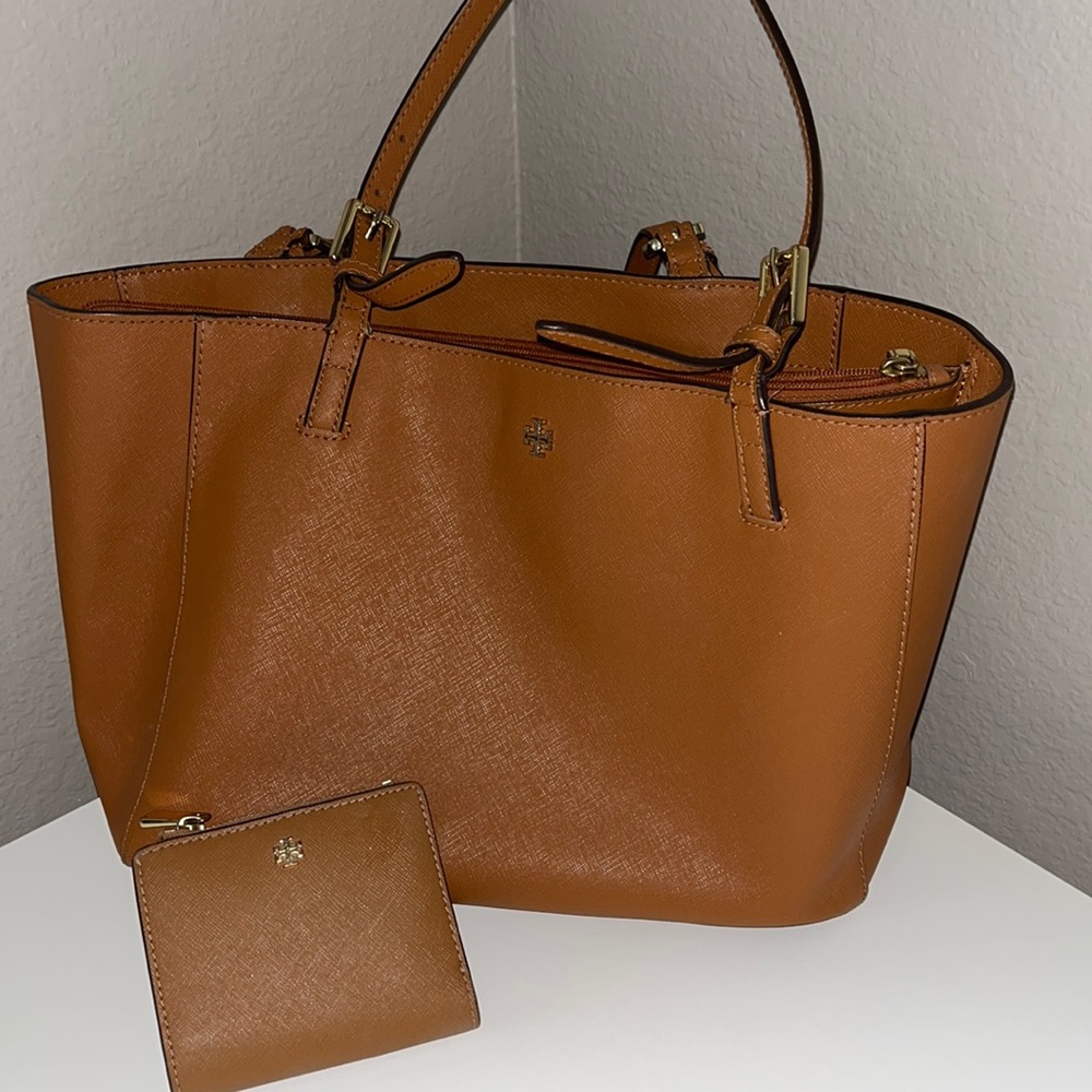 Tory Burch Saffiano small tote